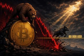 Bitcoin klesl pod 60 000 dolarů. Kryptoměnový trh od maxima ztratil přes 2 biliony dolarů